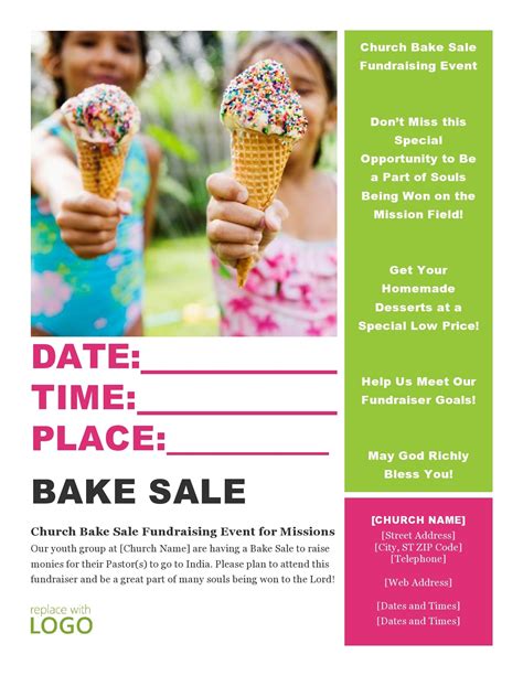 Editable fundraising flyer templates.
